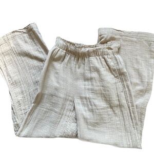 ❤️ GAP KHAKI GAUZE WIDE LEG PANTS SIZE XS